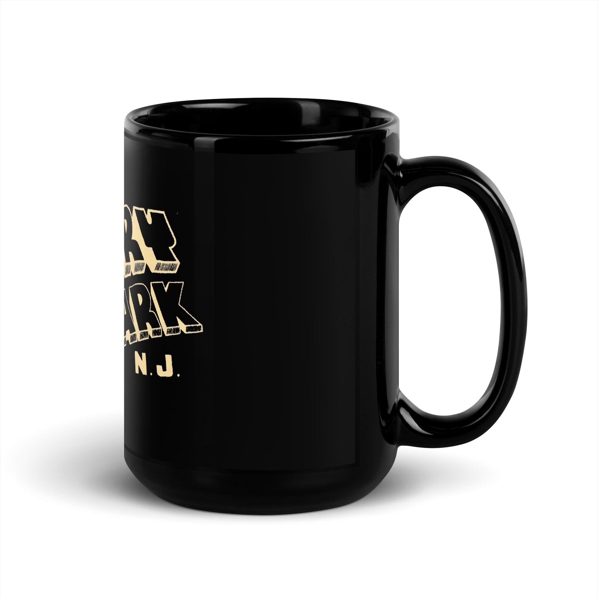Greetings from Asbury Park - Black Glossy Mug