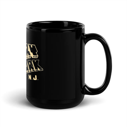 Greetings from Asbury Park - Black Glossy Mug