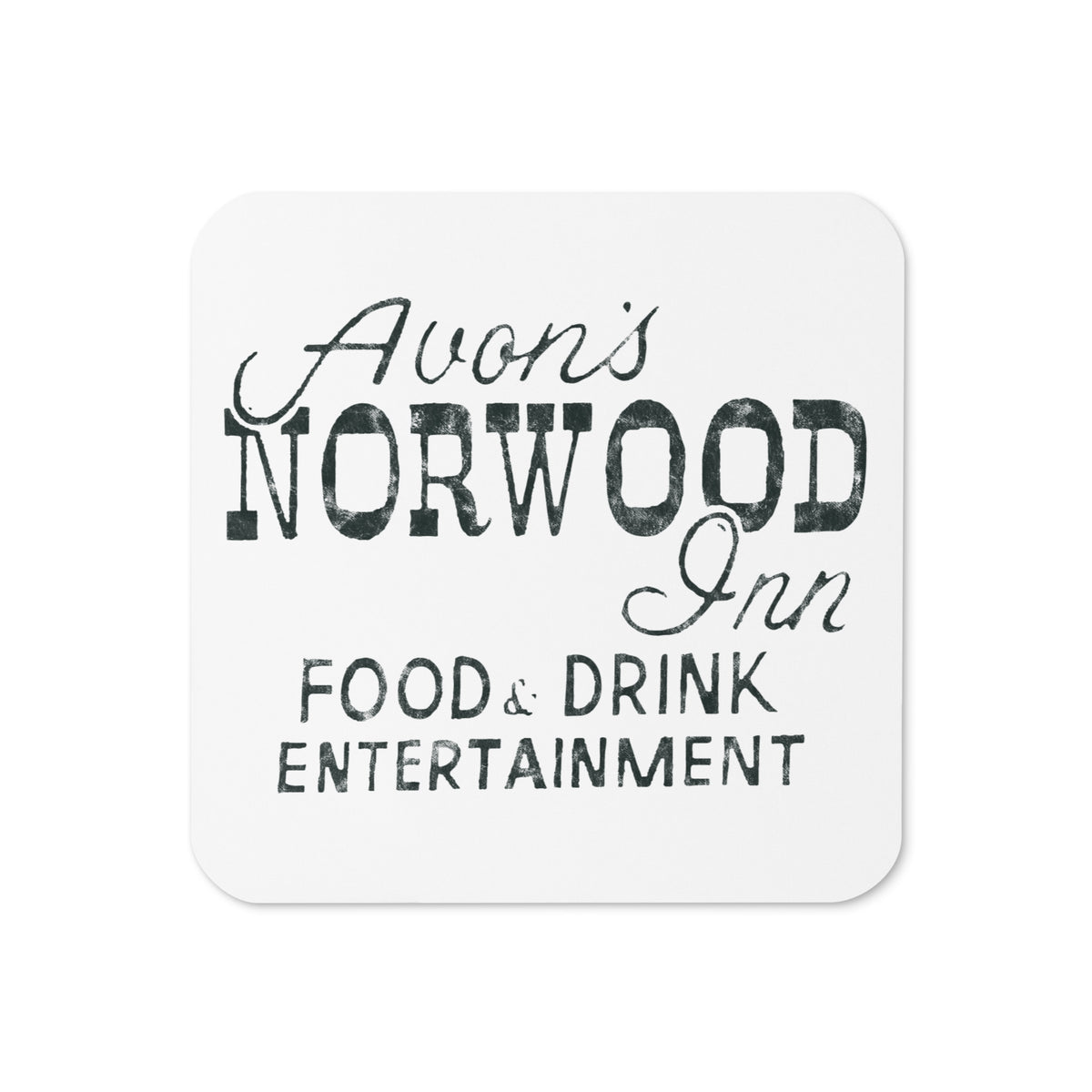 Norwood Inn - AVON - Cork-Back Coaster