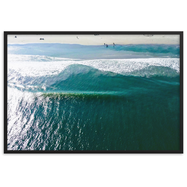 Avalon, New Jersey - Framed matte paper poster Black 61×91 cm