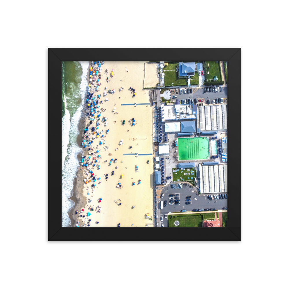 Allenhurst, New Jersey - Framed poster Black 10″×10″