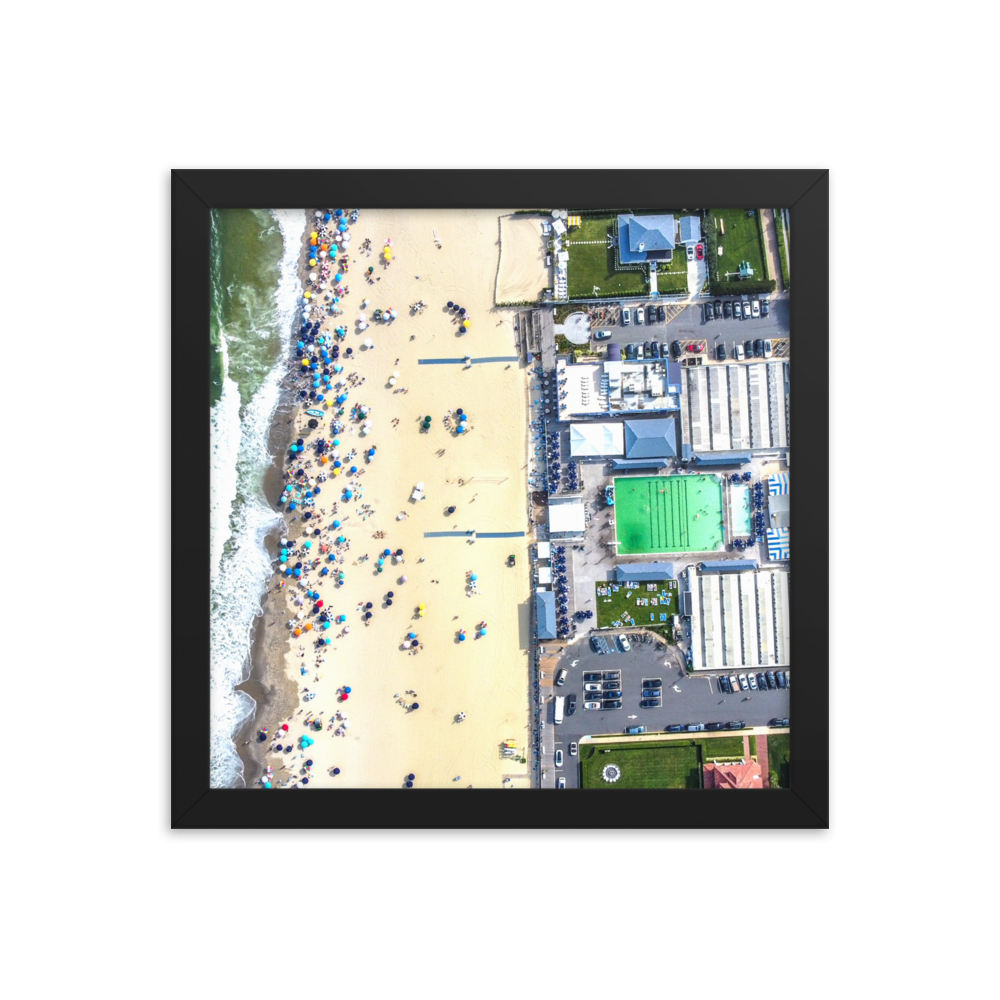 Allenhurst, New Jersey - Framed poster Black 12″×12″