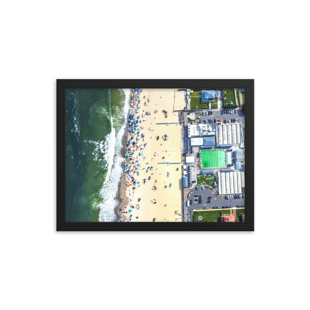 Allenhurst, New Jersey - Framed poster Black 12″×16″