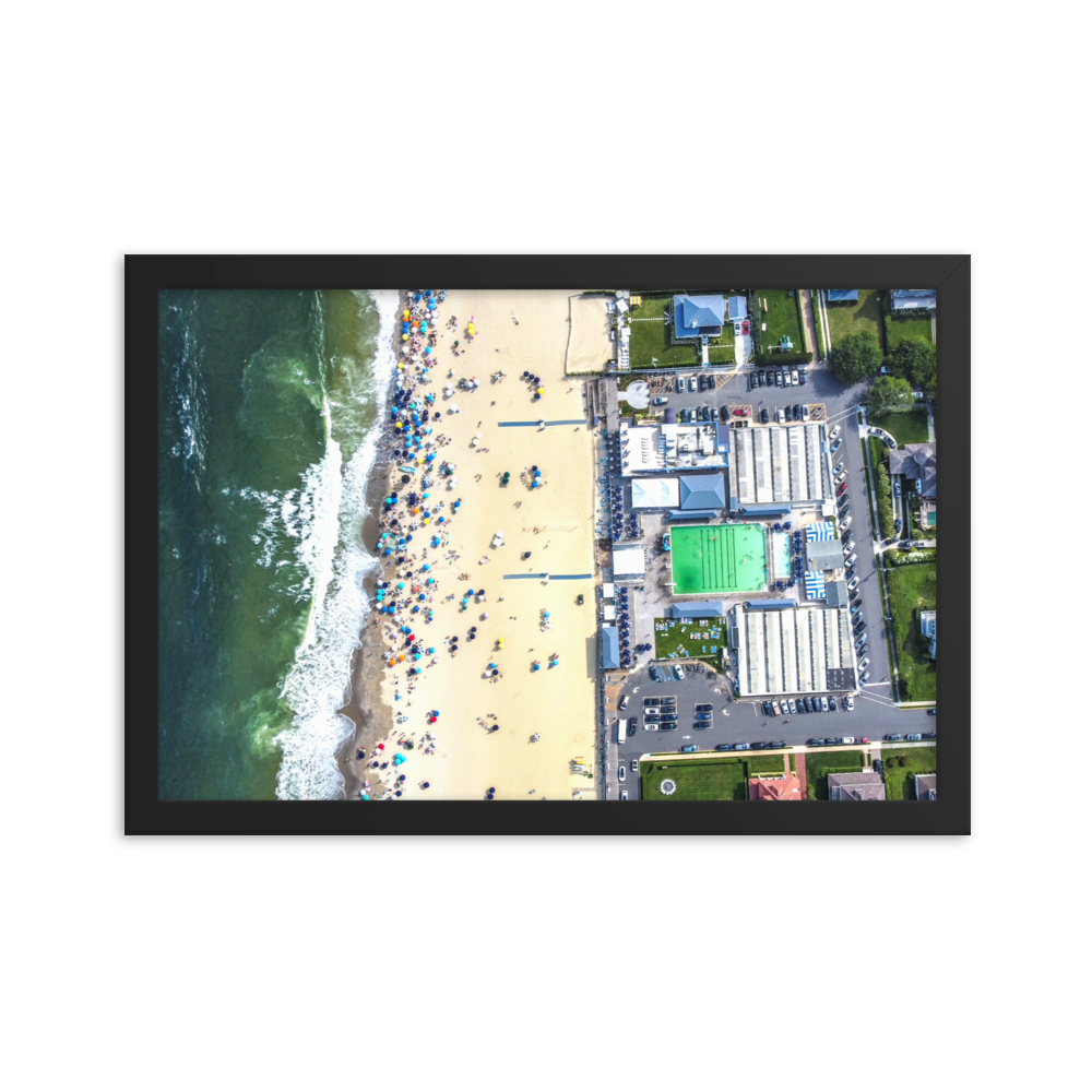 Allenhurst, New Jersey - Framed poster Black 12″×18″