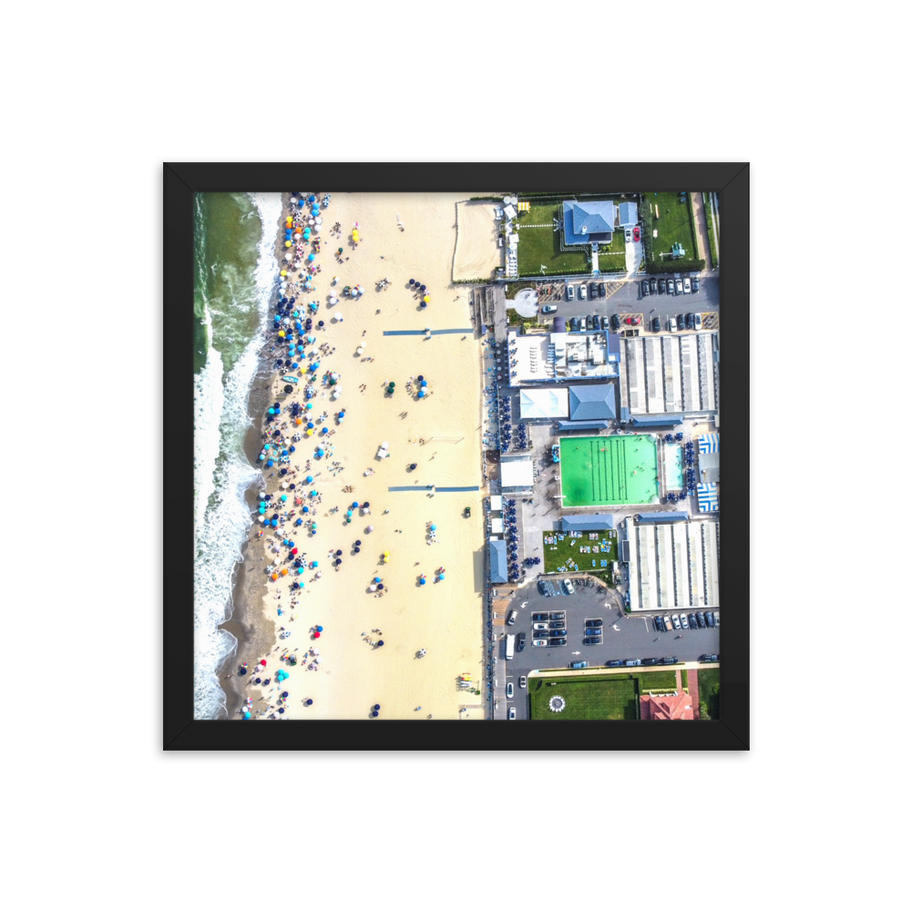Allenhurst, New Jersey - Framed poster Black 14″×14″