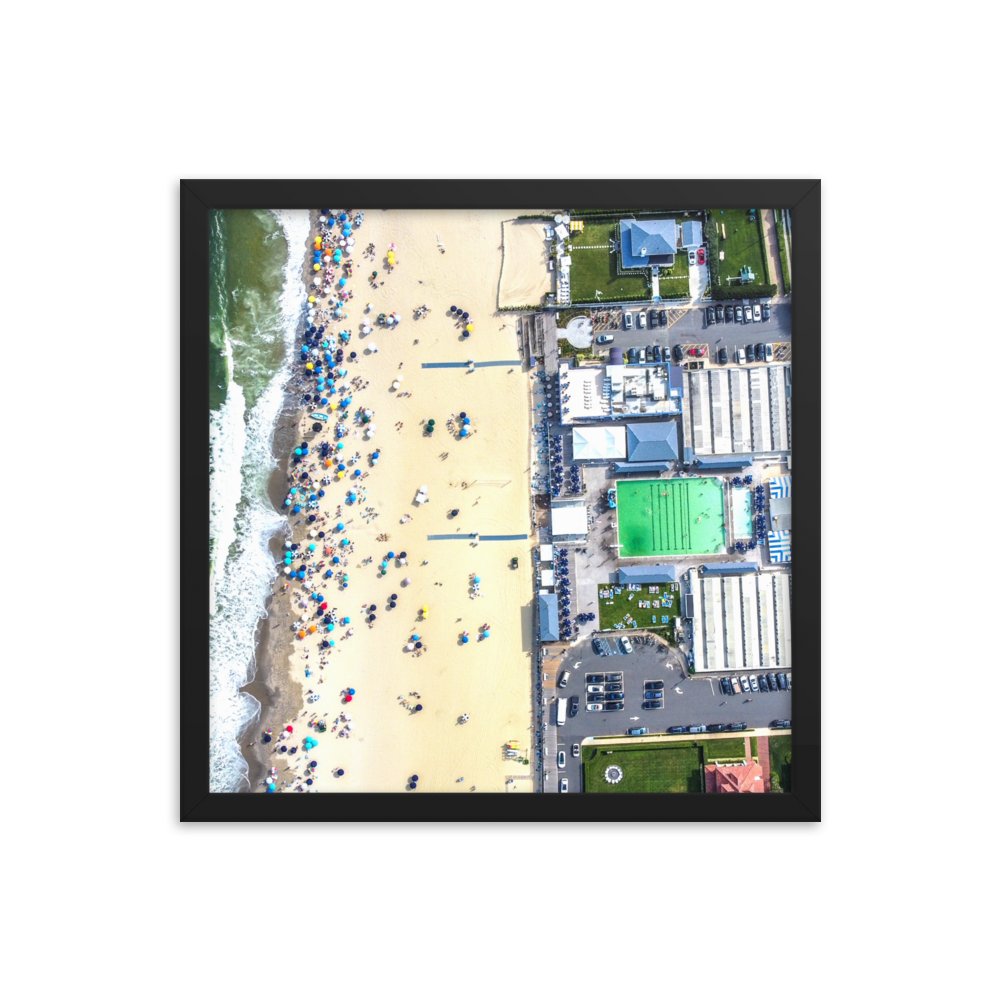 Allenhurst, New Jersey - Framed poster Black 16″×16″