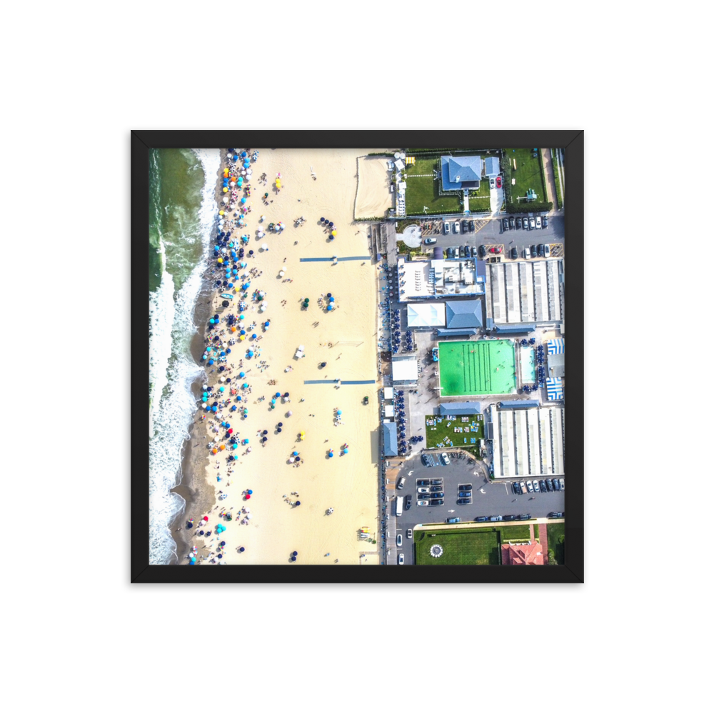 Allenhurst, New Jersey - Framed poster Black 18″×18″