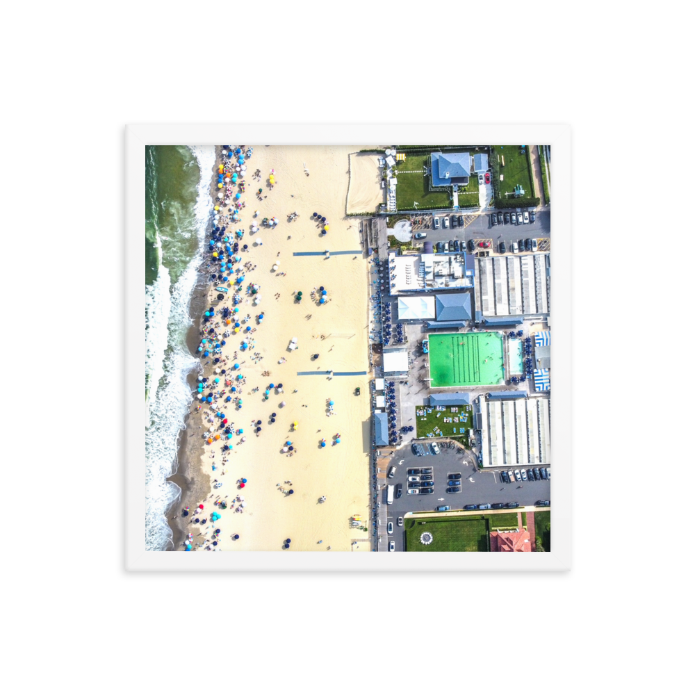 Allenhurst, New Jersey - Framed poster White 16″×16″
