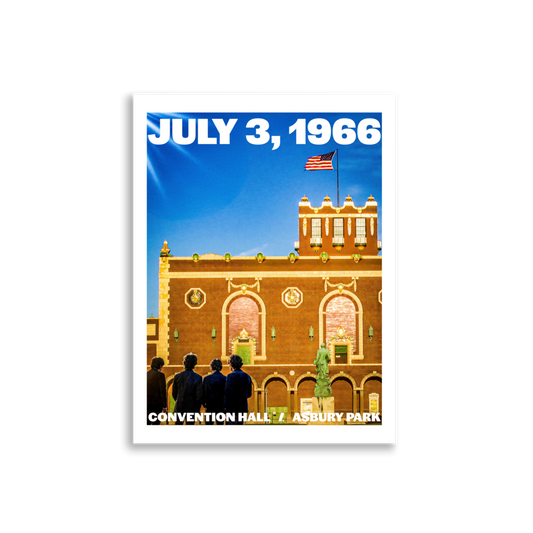 Stones '66 / Convention Hall - ASBURY PARK - Enhanced Matte Paper Poster Default Title