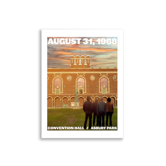 Doors '68 / Convention Hall - ASBURY PARK - Enhanced Matte Paper Poster Default Title