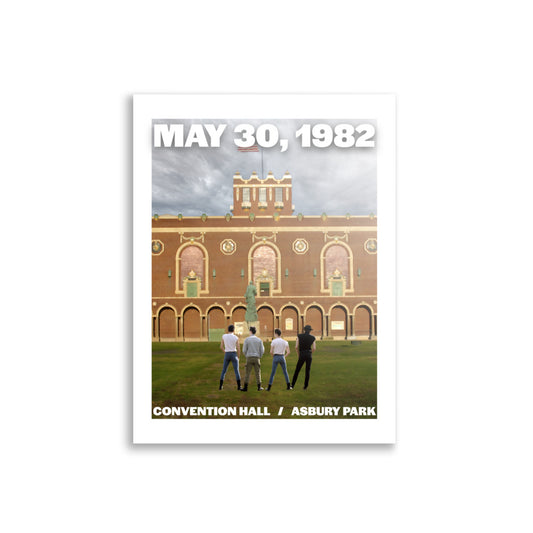 Clash '82 / Convention Hall - ASBURY PARK - Enhanced Matte Paper Poster Default Title