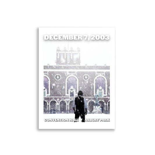 The Boss '03 / Convention Hall (Night 2)- ASBURY PARK - Enhanced Matte Paper Poster Default Title
