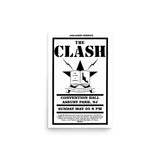 The Clash / Convention Hall / 1982 - ASBURY PARK - Premium Matte Poster