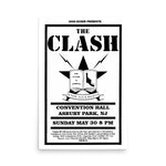 The Clash / Convention Hall / 1982 - ASBURY PARK - Premium Matte Poster