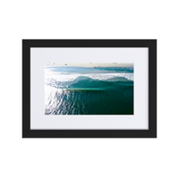 Avalon, New Jersey - Matte Paper Framed Poster With Mat
