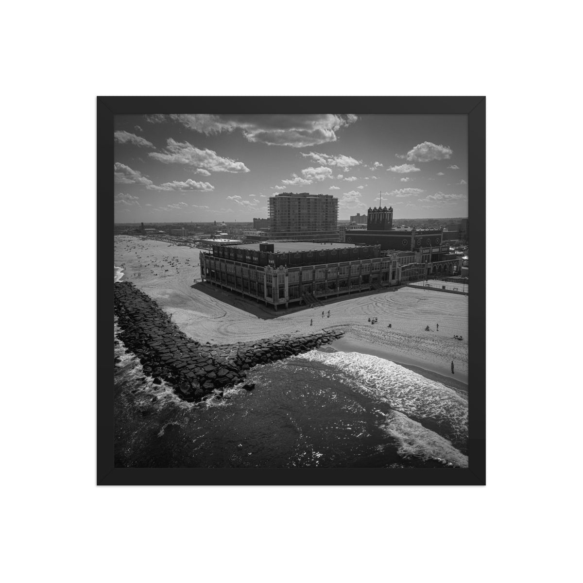 Convention Hall / Asbury Park / 2025 - Framed photo paper poster 16″×16″