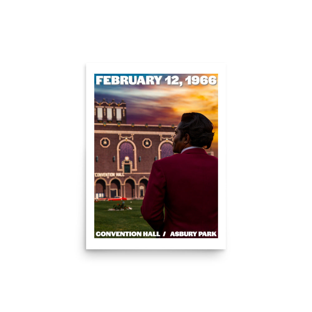 Godfather of Soul '66 / Convention Hall - ASBURY PARK - Photo paper poster 12″×16″