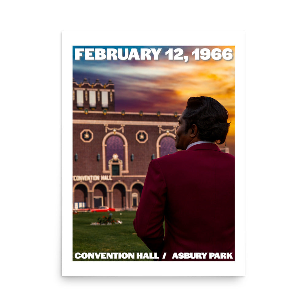 Godfather of Soul '66 / Convention Hall - ASBURY PARK - Photo paper poster 18″×24″