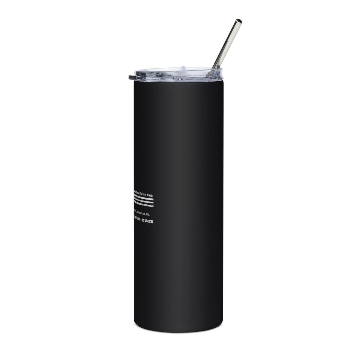 The Fast Lane (White Logo) - ASBURY PARK - Stainless Steel Tumbler