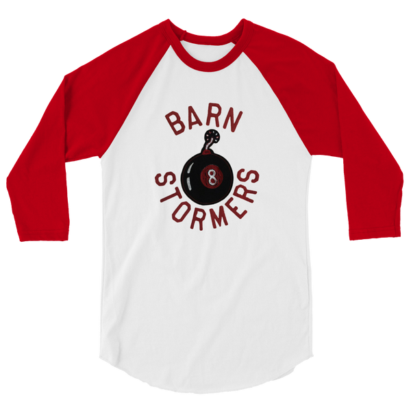 Barnstormers (Patch Image) - ASBURY PARK / OCEAN TWP. - 3/4 sleeve raglan shirt