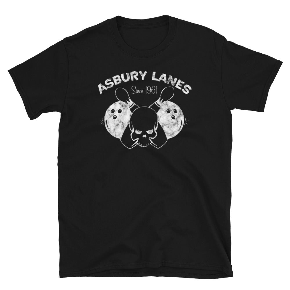 Asbury Lanes (White) - ASBURY PARK - Short-Sleeve Unisex T-Shirt