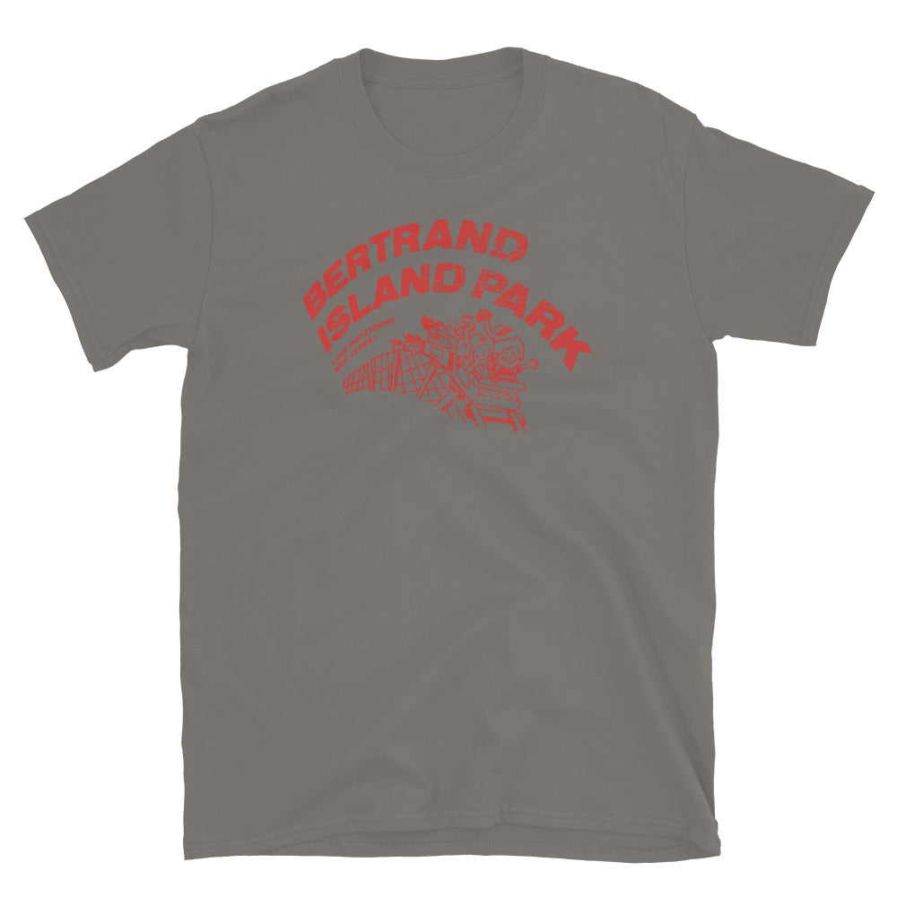 Bertrand Island Park - LAKE HOPATCONG - Short-Sleeve Unisex T-Shirt Charcoal