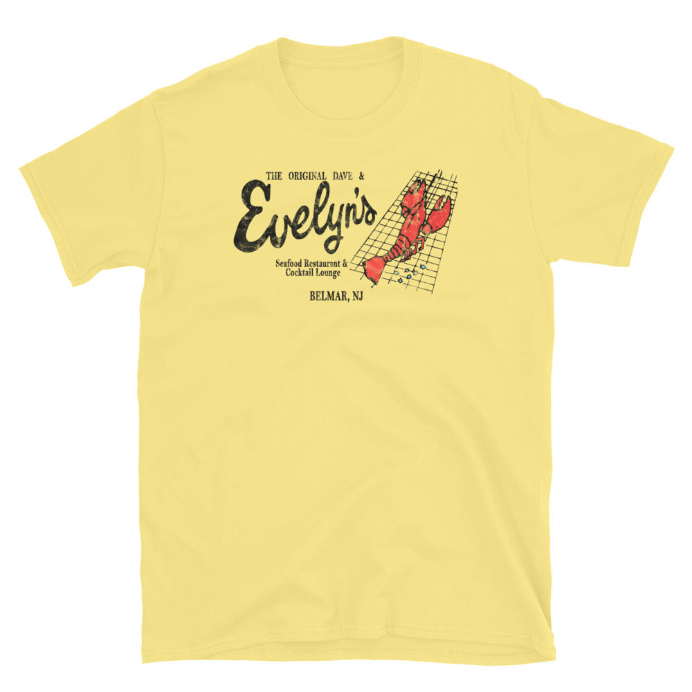 The Original Dave & Evelyn's Seafood Restaurant - BELMAR - Short sleeve t-shirt Cornsilk