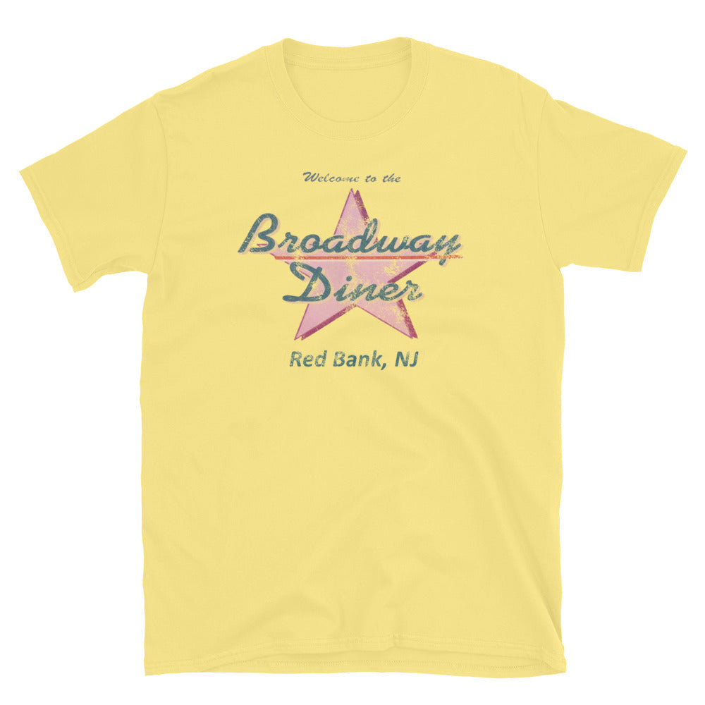 Broadway Diner - RED BANK - Short-Sleeve Unisex T-Shirt