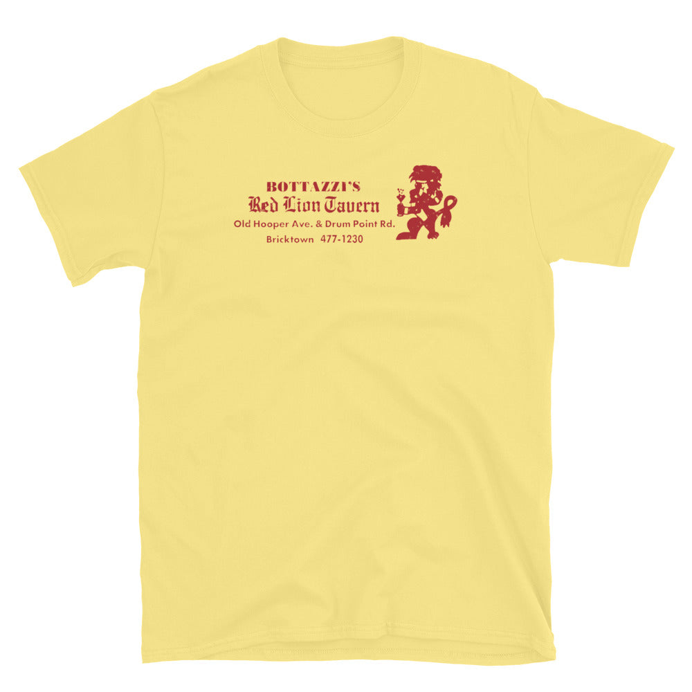 Bottazzi's Red Lion Tavern - BRICKTOWN - Vintage Style T-Shirt Cornsilk