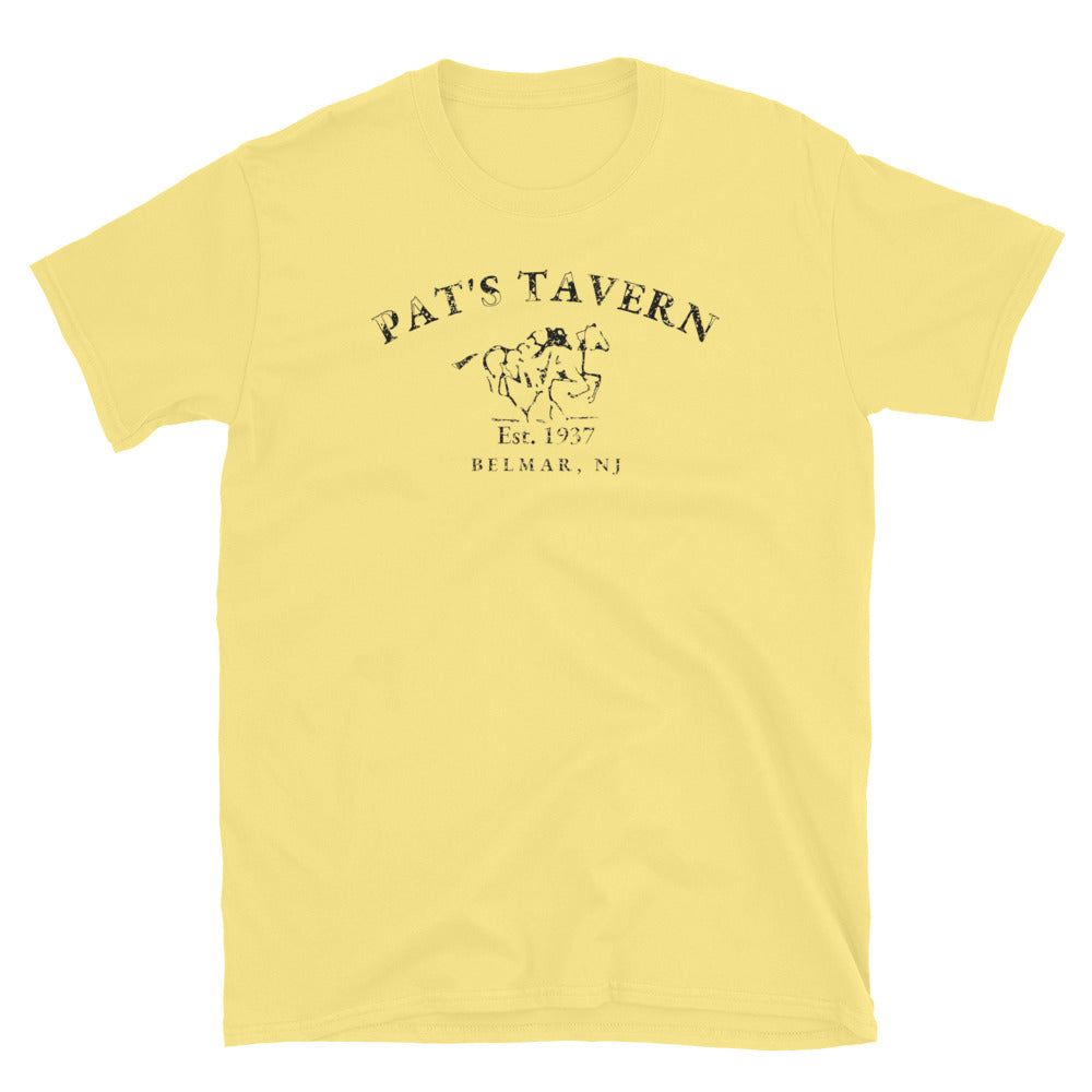 Pat's Tavern Belmar NJ vintage t-shirt, Cornsilk, front