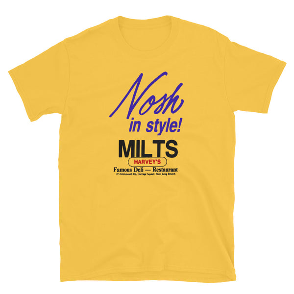 Milt's Famous Deli - WEST LONG BRANCH - Short-Sleeve Unisex T-Shirt