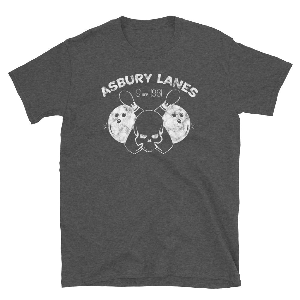 Asbury Lanes (White) - ASBURY PARK - Short-Sleeve Unisex T-Shirt