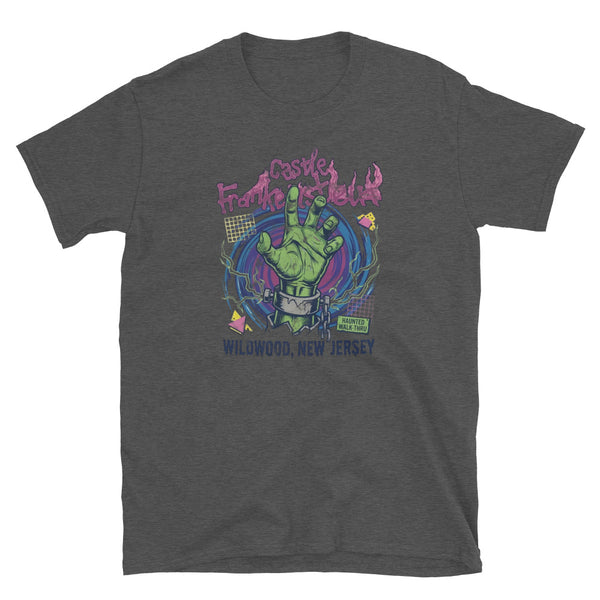 Castle Frankenstein - WILDWOOD - Short-Sleeve Unisex T-Shirt Dark Heather Grey