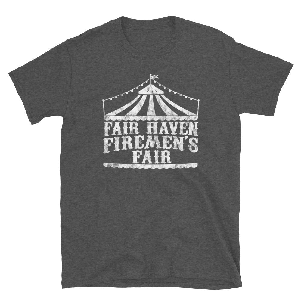 Fair Haven Firemen's Fair - FAIR HAVEN - Short-Sleeve Unisex T-Shirt Dark Heather Grey
