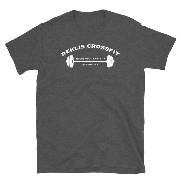 Reklis CrossFit (Dark Gray) - QUEENS - Short-Sleeve Unisex T-Shirt