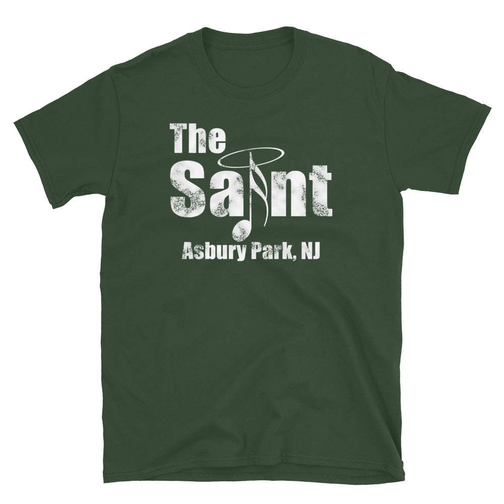 The Saint Asbury Park NJ vintage t-shirt, Forest Green, front