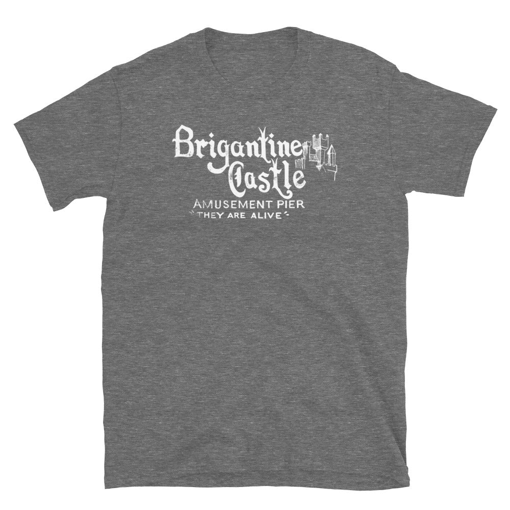 Brigantine Castle - BRIGANTINE - Short-Sleeve Unisex T-Shirt Graphite Heather