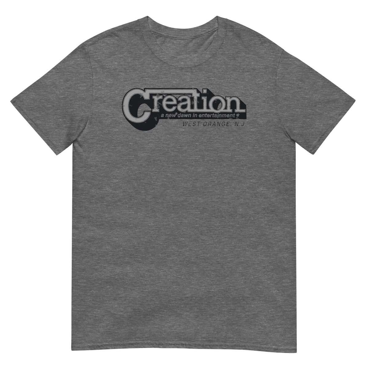 Creation - WEST ORANGE - Vintage Style T-Shirt Graphite Heather