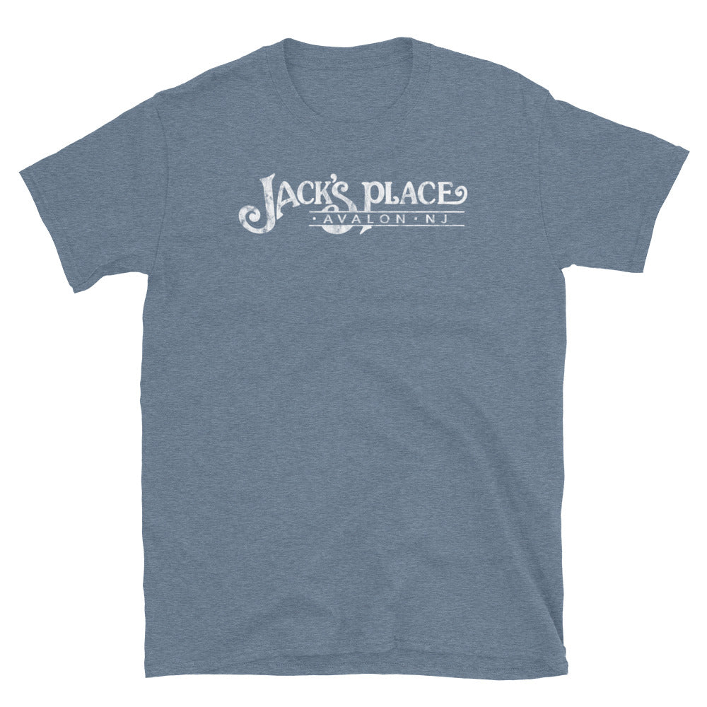 Jack's Place - AVALON - Short-Sleeve Unisex T-Shirt Heather Indigo