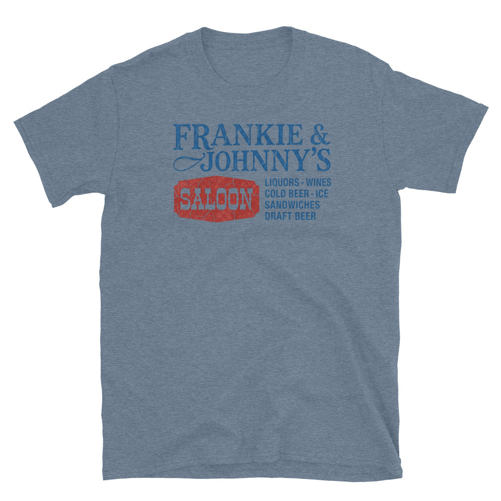 Frankie & Johnny's Saloon - SEASIDE HEIGHTS - Short-Sleeve Unisex T-Shirt