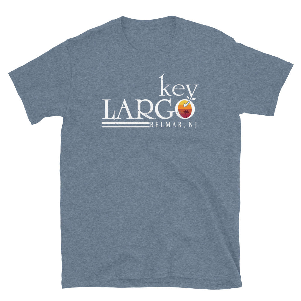 Key Largo - BELMAR - Short-Sleeve Unisex T-Shirt Heather Indigo