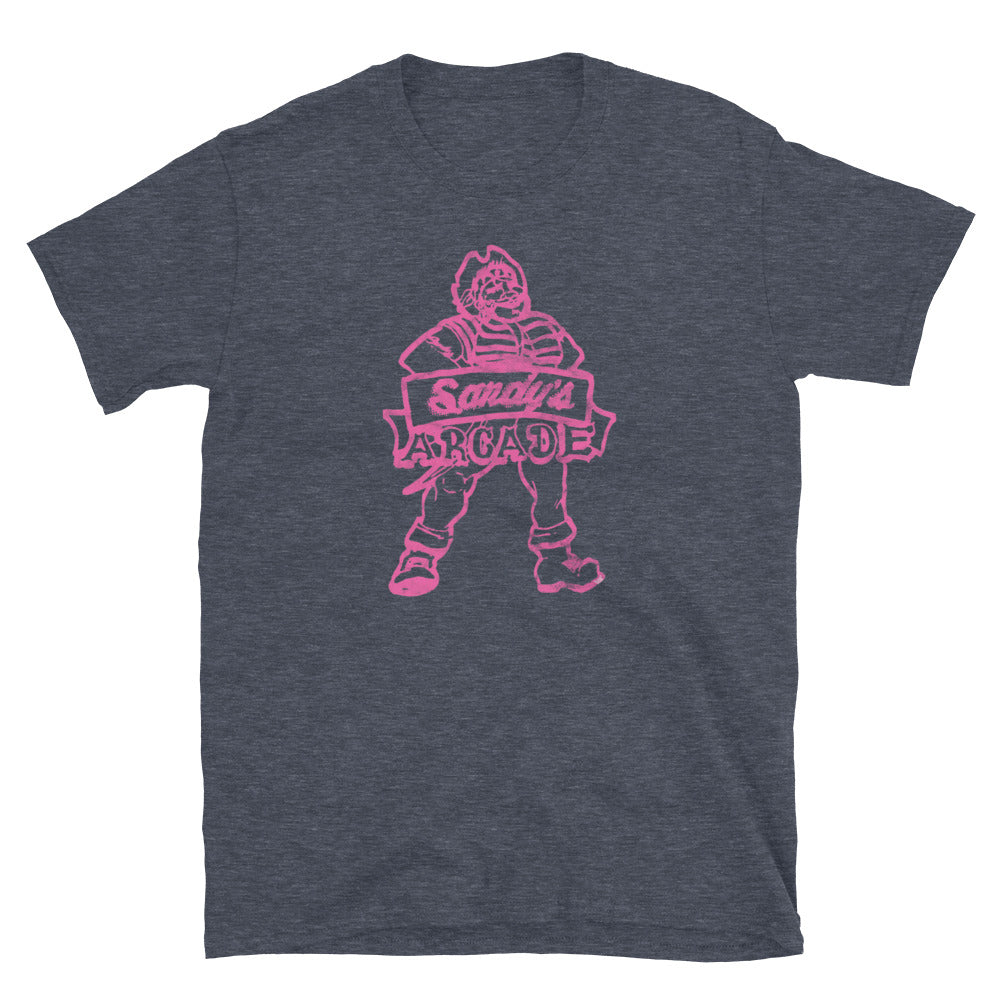 Sandy's Arcade - ASBURY PARK - Short-Sleeve Unisex T-Shirt Heather Navy