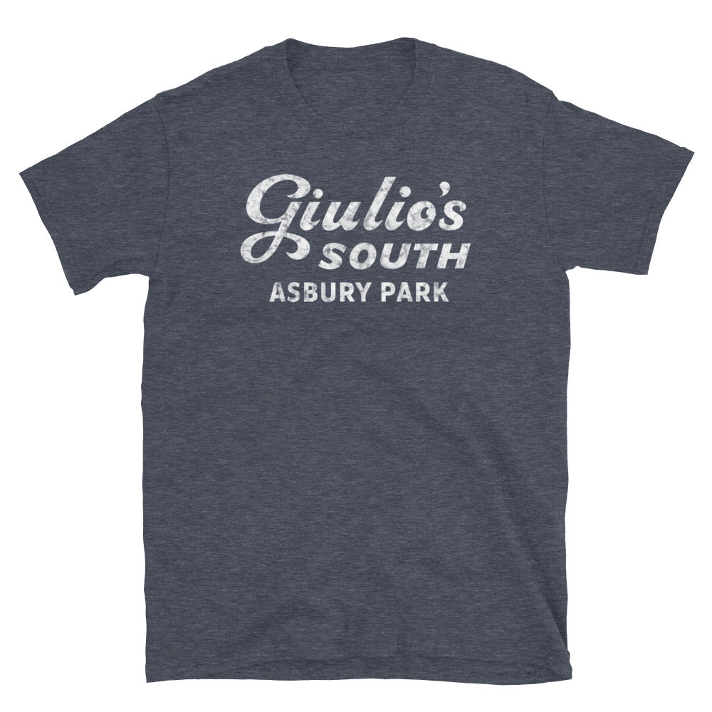 Giulio's South - ASBURY PARK - Short-Sleeve Unisex T-Shirt Heather Navy