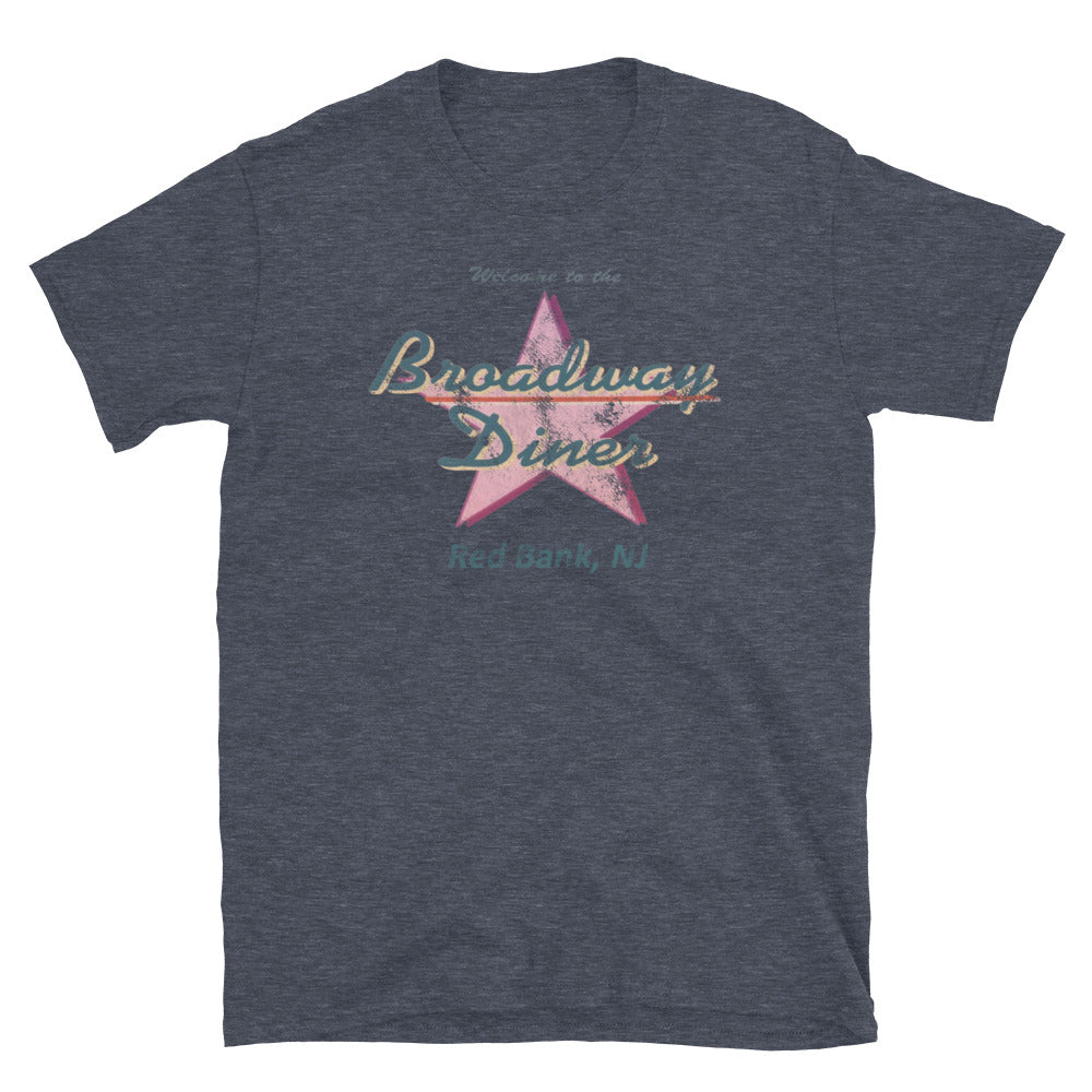 Broadway Diner - RED BANK - Short-Sleeve Unisex T-Shirt