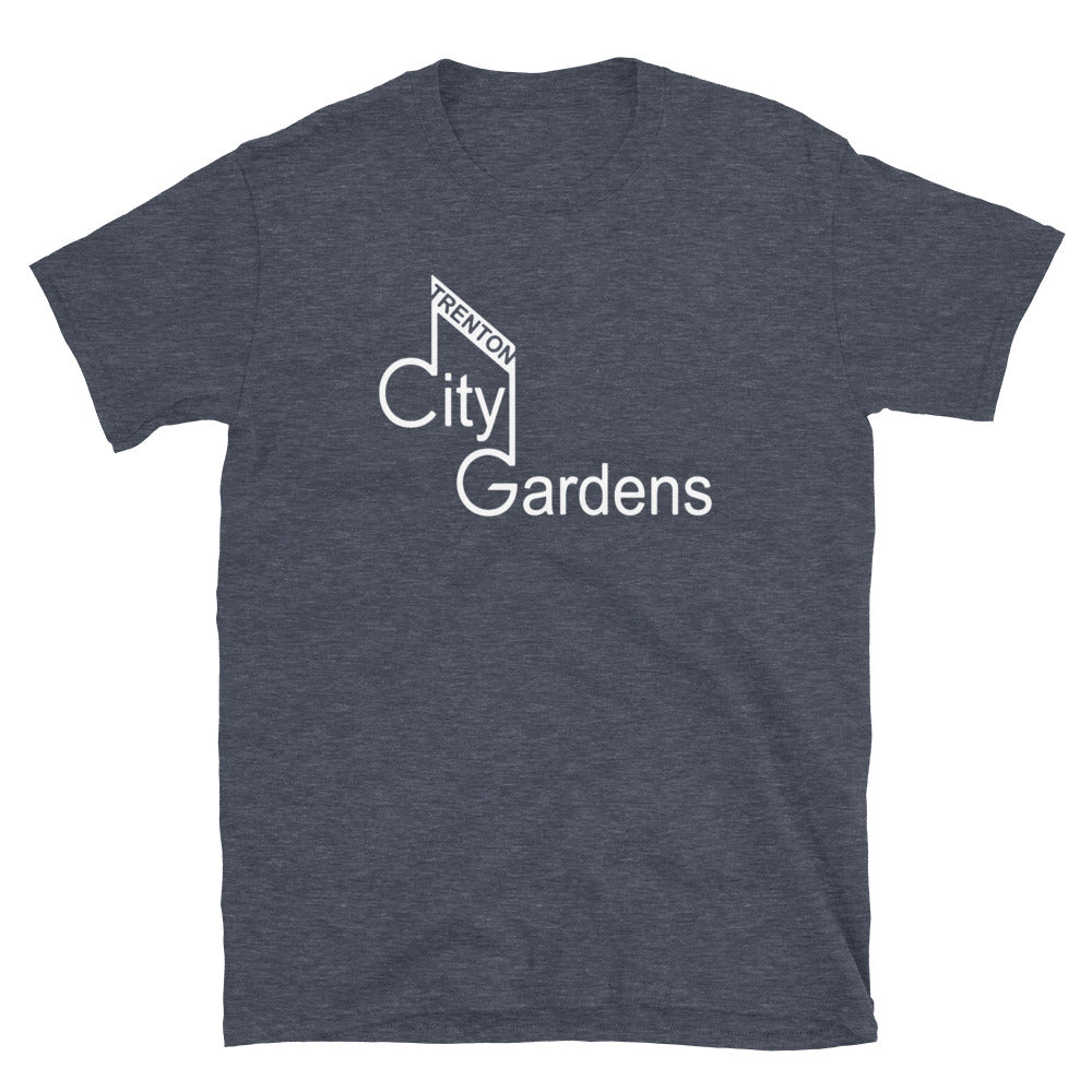 City Gardens Stacked Logo - TRENTON - Vintage Style T-Shirt