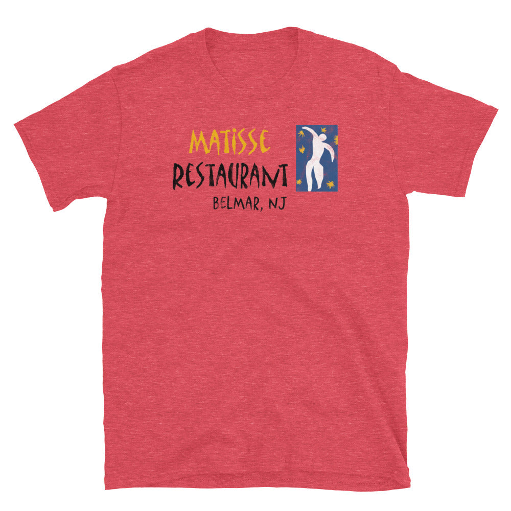 Matisse - BELMAR - Short-Sleeve Unisex T-Shirt Heather Red