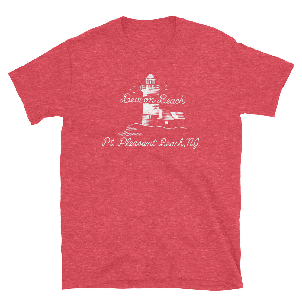 Beacon Beach - POINT PLEASANT BEACH - Short-Sleeve Unisex T-Shirt