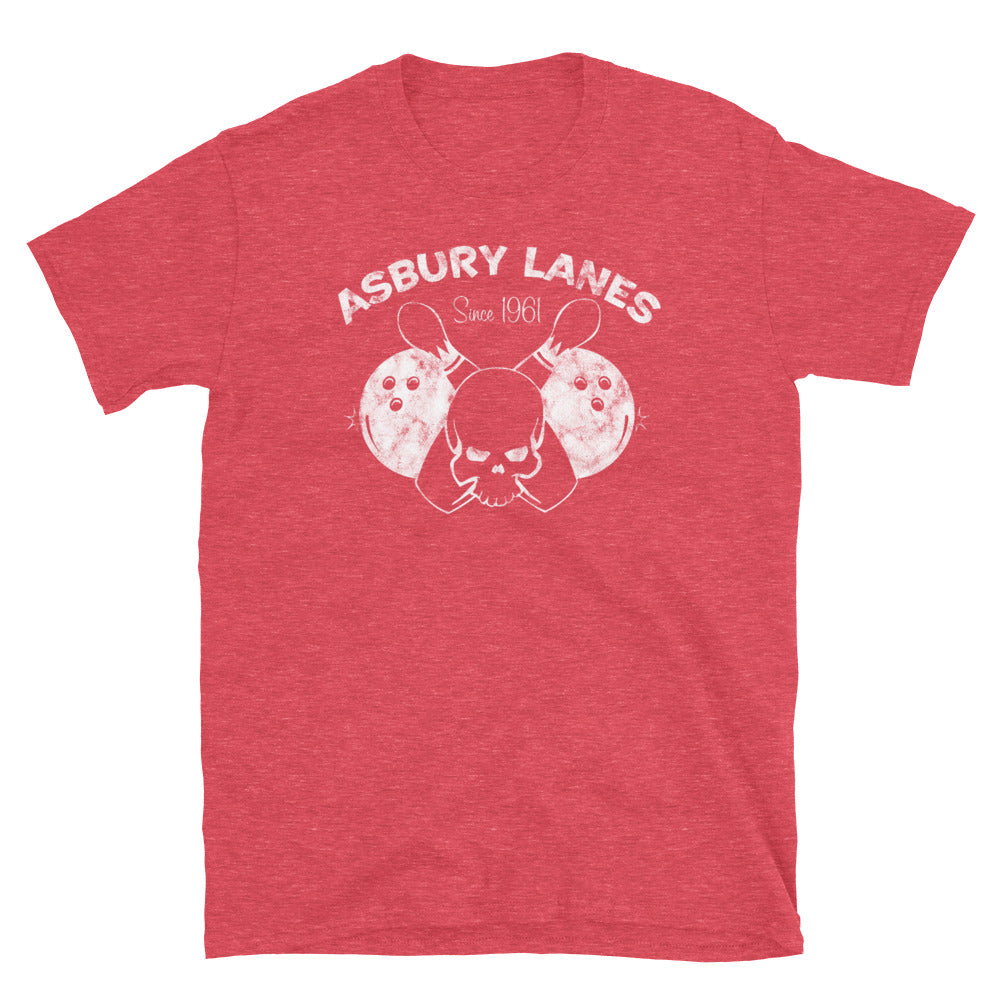 Asbury Lanes (White) - ASBURY PARK - Short-Sleeve Unisex T-Shirt