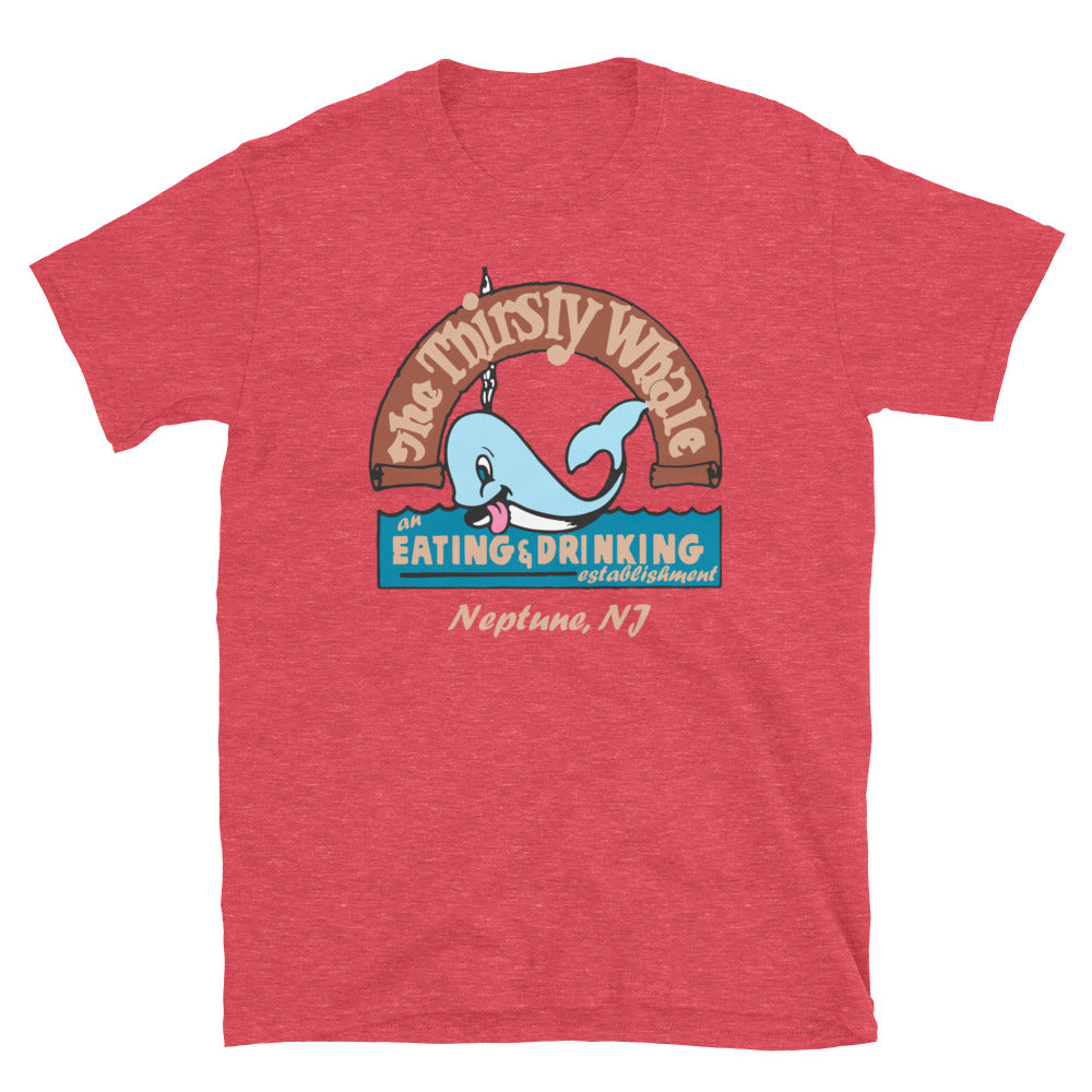 The Thirsty Whale - NEPTUNE - Short sleeve t-shirt Heather Red
