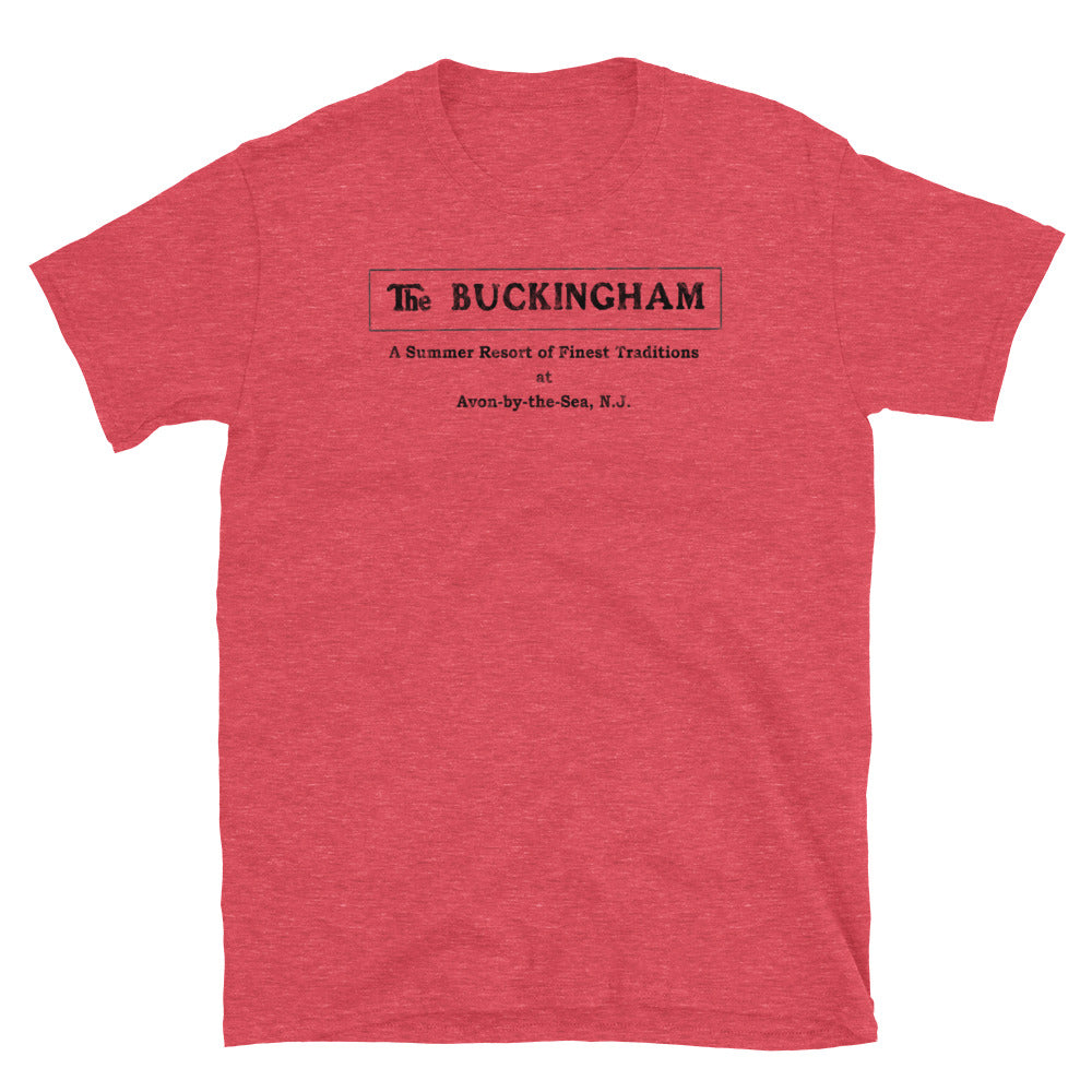 The Buckingham Hotel - AVON-BY-THE-SEA - Short Sleeve T-Shirt Heather Red